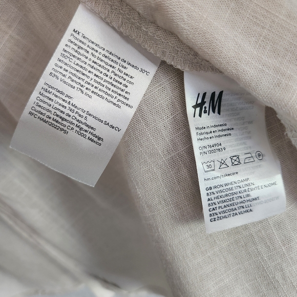 Cream Button-Up Shirt - Picture 7 of 7